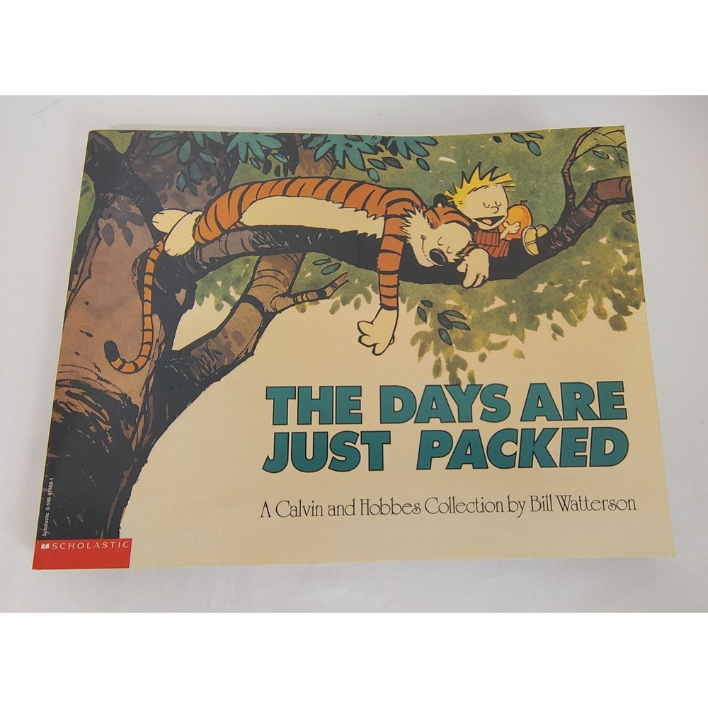 1993 Calvin And Hobbes: The Days Are Just Packed Comic Book - Paperback
